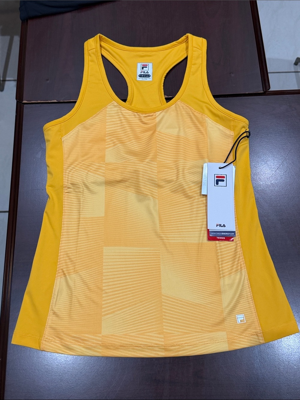 Fila Core Printed Racerback Tank, New, Size S